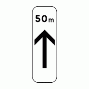 Panonceau complémentaire vertical - M8a bis