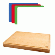 POINT VIRGULE Planche à Découper 45x35cm + 4 Inserts PV-BAM-4001 - beige 5404035727225