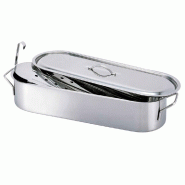 Poissonnière en inox avec grille 60 cm -  Argent / Métallique Autre forme Acier Inoxydable (inox  Beka 68.00x13.00 cm - 035-29590