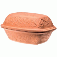 RÖMERTOPF ROMERTOPF Cocotte N°113 / 6-8 personnes + Livre OFFERT - Les Classiques - orange 035-1159909