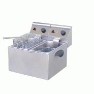 SOFRACA Friteuse De Table 2 Cuves - 4 + 4 Litres - Réf:ACF35N - ACF35N