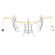 Structure multi-jeux pour enfants 7 à 16 ans - Nexus Velocity 4 - 8019724 - Hags - Jaune avec scellement béton Structure multi-jeux pour enfants 7 à 16 ans - Nexus Velocity 4 - 8019724 - Hags - Jaune avec scellement béton