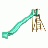 Toboggan frissons en pin nord rouge - traitement autoclave classe 4 - visserie inox A2 Toboggan frissons en pin nord rouge - traitement autoclave classe 4 - visserie inox A2