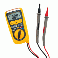 CA 702 - Multimètre numérique de poche - 2000 points - Autorange Tension / Résistance / Continuité / Diode - Détection de tension sans contact - Fonction torche - 600V CAT IV