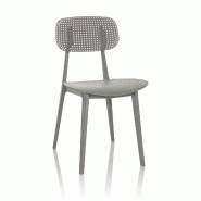 Chaise visiteur / chaise de jardin ARTIFO HOL Plastique gris hjh OFFICE - gris plastique polypropylène 830114 Chaise visiteur / chaise de jardin ARTIFO HOL Plastique gris hjh OFFICE - gris plastique polypropylène 830114