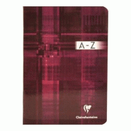 Clairefontaine Lot de 10 Répertoire Metric Vocabulaire 148x210, 96p./48 feuilles 90 g/m² piquées, ligné 8mm + marge centrale - 3329680354904