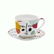 Coffret déjeuner en Modernisme 40 cl - Multicolore Rond Porcelaine Easy Life - multicolore porcelaine 8001544118925 Coffret déjeuner en Modernisme 40 cl - Multicolore Rond Porcelaine Easy Life - multicolore porcelaine 8001544118925