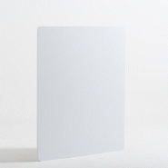Façade de comptoir Receptio - L90xP2xH107cm - Ep.19mm - Blanc