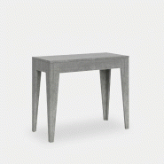 Itamoby Console Extensible 90X42/198 Cm Isotta Small Cemento - gris VE090COISOSMA-CM