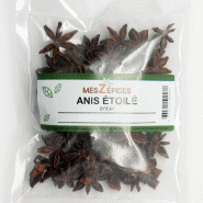 MesZépices Anis étoilé (ou badiane) entier - Sachet de 100 g - 3662310402454