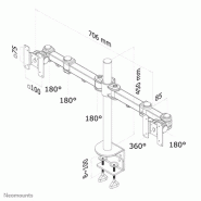 Neomounts FPMA-D960D Support d'écran à  fixer 10-27"