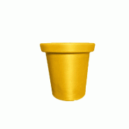PLAST'UP ROTOMOULAGE Pot de fleurs rond xxl delight 75l - JAUNE - jaune 0750122559602