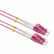 VALUE Câble FO 50/125µm OM4, LC/LC, connecteurs Low-Loss, violet, 10 m VALUE Câble FO 50/125µm OM4, LC/LC, connecteurs Low-Loss, violet, 10 m
