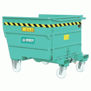 Benne mobile 1600 litres renversable sur roues BB-160 - IMER - 070204BB160 Benne mobile 1600 litres renversable sur roues BB-160 - IMER - 070204BB160