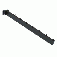 Bras incliné 40cm - noir