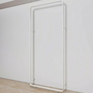 Cadre tube 60x20mm angle rond Pas 36 mm L1250xH3000mm - blanc