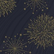 DUNI - Serviette ouate 33x33cm 3 plis Sparkly Noir 4x250 = 1000 pièces - noir papier 211596 DUNI - Serviette ouate 33x33cm 3 plis Sparkly Noir 4x250 = 1000 pièces - noir papier 211596