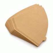 FHC evolupack FHC - 100Pcs - Filtre à café conique n°4 en papier brun alvéolé - 195x125mm - FHC288FILTRE4