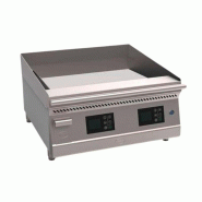 MIRROR Plaque au chrome électronique - Régulation électronique - 2 zones de cuisson - 8 kW - 650x630x390mm MK650RC - inox MK650RC