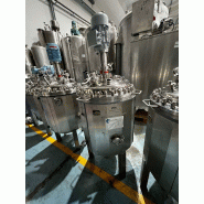 Réacteur aseptique sofast inox 316l 130 litres d'occasion avec enveloppe, agitation et chauffage_97 - référence                        :                         c9597