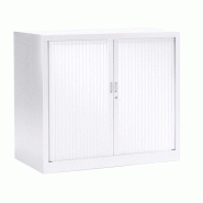 Armoire basse à rideaux GENERIC - grande profondeur 60 cm - H100 L120 cm - 7 coloris monocouleur - 2 étagères fournies - Norme Office Excellence Certifié - Fabriqué en France Armoire basse à rideaux GENERIC - grande profondeur 60 cm - H100 L120 cm - 7 coloris monocouleur - 2 étagères fournies - Norme Office Excellence Certifié - Fabriqué en France
