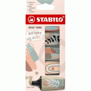 STABILO BOSS MINI Naturevibes Lot de 5 surligneurs Couleurs assorties - 4006381615792