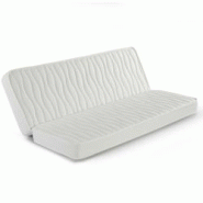 VS Venta-stock Matelas clic clac 140x200 cm pour canapé-lit, 13 cm de Hauteur - blanc mousse C9035