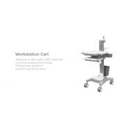 Workstation cart - chariot informatique - bi healthcare - réglage de la hauteur