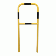Barrière de sécurité  diamètre 40 mm à sceller en acier - Noir/Jaune / 500