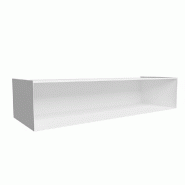 Coffre en tôle - L1196xP400xH255mm - blanc