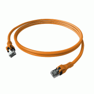 Cordon EasyLan DualBoot PushPull IP20, Cat.6A (Classe EA), S/FTP, orange, 10 m_0