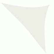 Helloshop26 - Voile d'ombrage 160 g/m² blanc 2,5 x 2,5 x 3,5 m PEHD 02_0008998 - blanc 3000482382721