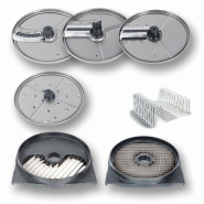 Kit de disques et grilles professionnel pour coupe-légumes Gamma Compact - Set Taco & Burger pour une productivité élevée en cuisine | Sammic - 10