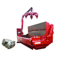 Presse mobile BONFIGLIOLI pour compactage de ferraille -12 tonnes/h - 15 paquets/h - MOBIPACK-500