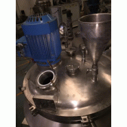 Réacteur en acier inoxydable 250 litres d'occasion avec coque et agitation - référence                        :                         c4027