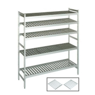 Rayonnage alimentaire duralinox 5 niveaux h2400 p560 fermod_0