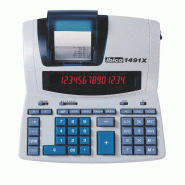 Rexel Calculatrice imprimante 1491X, 14 chiffres, écran bicolore - blanc IB404207