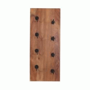 SIT Möbel Casier à vin mural | pour 4 bouteilles | Bois de manguier naturel | Métal recyclé noir antique | L 33 x P 4 x H 80 cm - multicolore mult SIT Möbel Casier à vin mural | pour 4 bouteilles | Bois de manguier naturel | Métal recyclé noir antique | L 33 x P 4 x H 80 cm - multicolore mult
