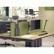 Panneau frontal en tissu acoustique pour bureau Clen grand choix de coloris Panneau frontal en tissu acoustique pour bureau Clen grand choix de coloris