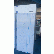 Armoire de blocage bac 600x800 DAP - froid ventilé renforcé, intérieur inox, 20 paires de glissières