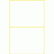 AVERY 8 étiquettes multi-usages blanches, format 77 x 59 mm (4 feuilles / cdt) - 3046