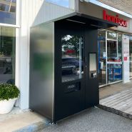 Distributeur automatique multi-produits - Spécial extérieur - Click and Steel connecté avec étagères modulables_1