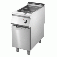 Friteuse électrique sur meuble inox commandes mécaniques avec cuve ... - PVS9040FRE21