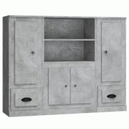 Helloshop26 - Buffet bahut commode armoire meuble de rangement organisateur cuisine salle de séjour salons 3 pcs bois d'ingénierie 02_0037121 - 3000 Helloshop26 - Buffet bahut commode armoire meuble de rangement organisateur cuisine salle de séjour salons 3 pcs bois d'ingénierie 02_0037121 - 3000