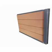 Kit extension complet pour clôture composite - 1,50 ML x 1,80 H - 3 coloris - Brun rouge - Hauteur 180 cm - Longueur 150 cm_0