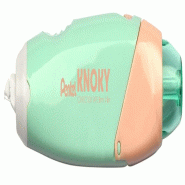 Pentel Correction tape Knoky XZTT805K-WY Ruban correcteur rétractable par bouton poussoir et rechargeable, bande 5 mm x 6 m, corps pastel vert clair