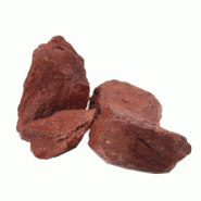 Pierre 80/120 rouge - Schiste concassé pour massifs et gabions