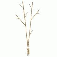 Pince de table arbre métal or
