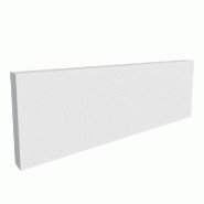 Podium cache pied droit longueur 40cm blanc