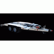 Remorque porte voiture-plateau - 4,50 X 2,00 M - 2700 KG - TA-NO SWISS 45.27_0